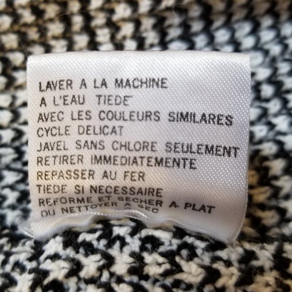 🛍️❤️ Liz Claiborne Lizsport BW Grandmacore Open Front Cardigan 🛍️❤️ Size SP - Picture 7 of 8